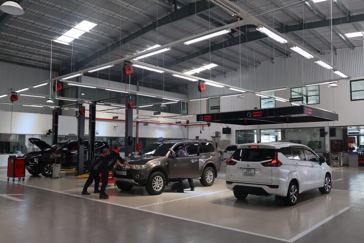 Xưởng dịch vụ chính hãng tại Mitsubishi Đồng Tháp